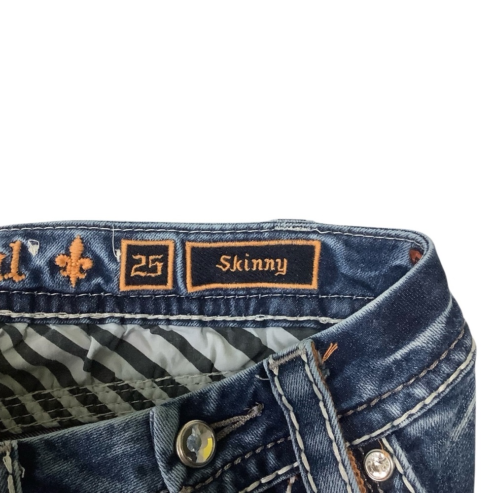 Rock Revival Kerry Skinny Jeans Sz 25 - Picture 7 of 9